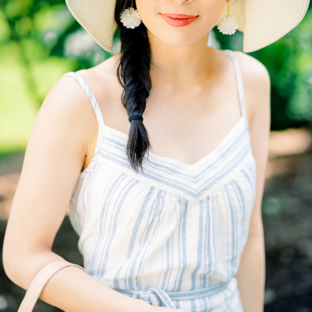 Linen Blend Romper (Uniqlo)